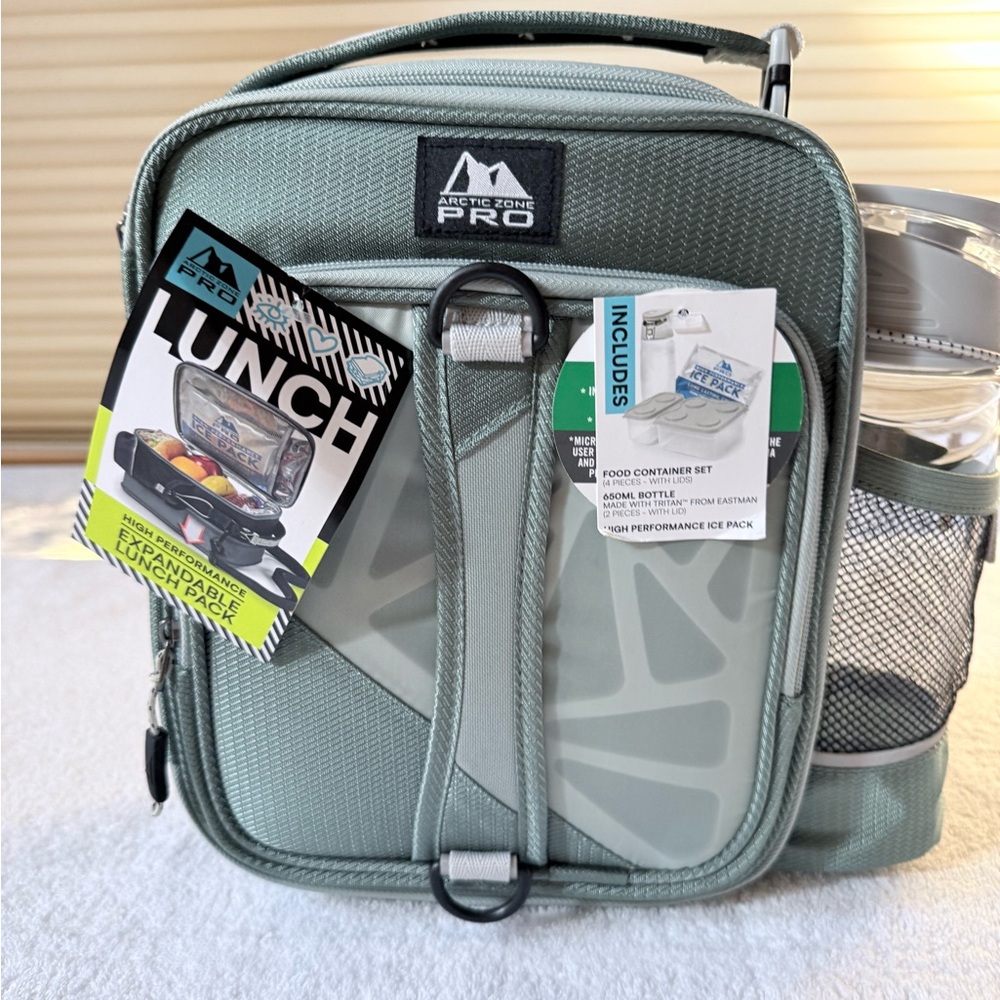 Arctic Zone Pro Lunch Bag Set in Green